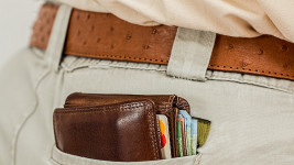 peněženka zadní kapsa wallet